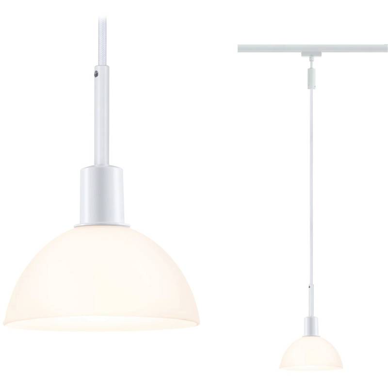 Paulmann URail Pendel Sarrasani Weiß, Opal max. 20W E14 ohne Leuchtmittel von Paulmann