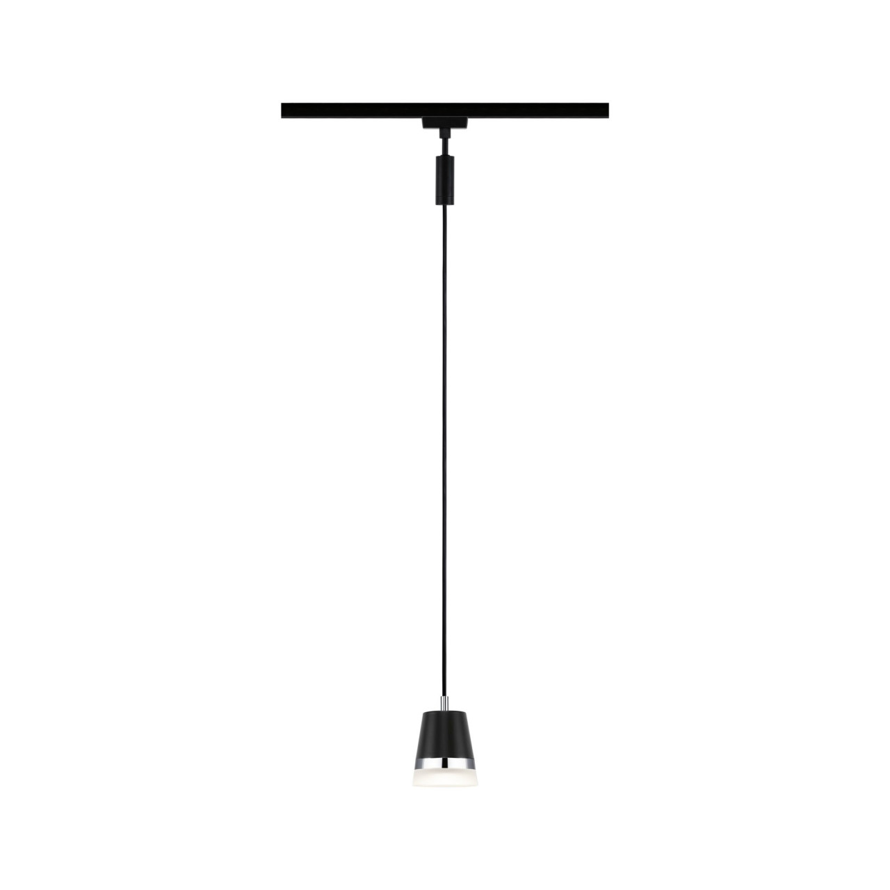 Paulmann URail Pendelleuchte Cone schwarz matt 8,4 x 121,4 cm GU10 von Paulmann