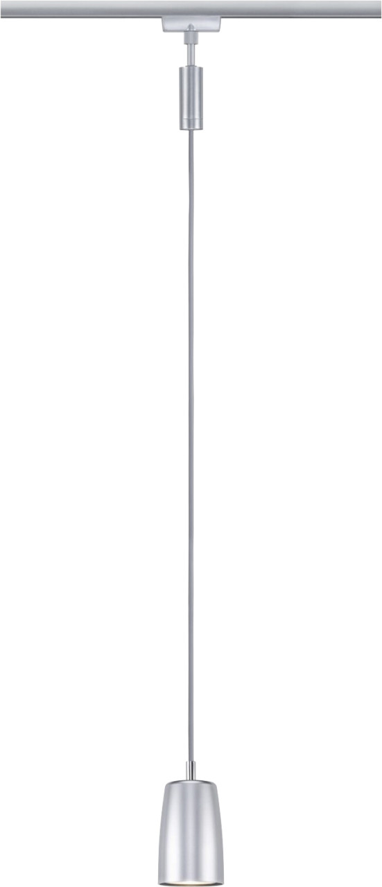Paulmann URail Pendelleuchte Cover chrom matt 6,5 x 122 cm GU10 von Paulmann