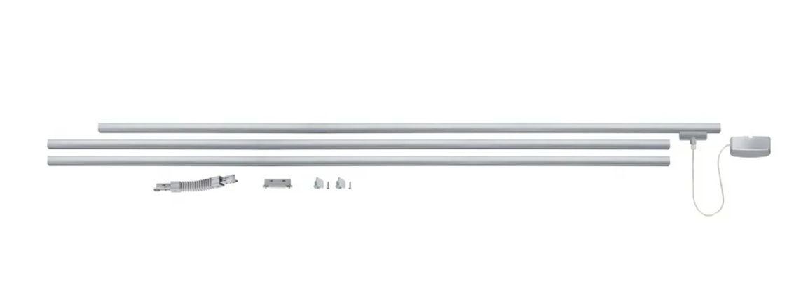 Paulmann URail Schienen- Basissystem chrom matt 3,10 m max. 1.000 W von Paulmann