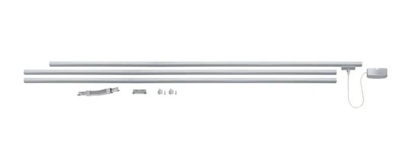 Paulmann URail Schienen- Basissystem chrom matt 3,10 m max. 1.000 W von Paulmann