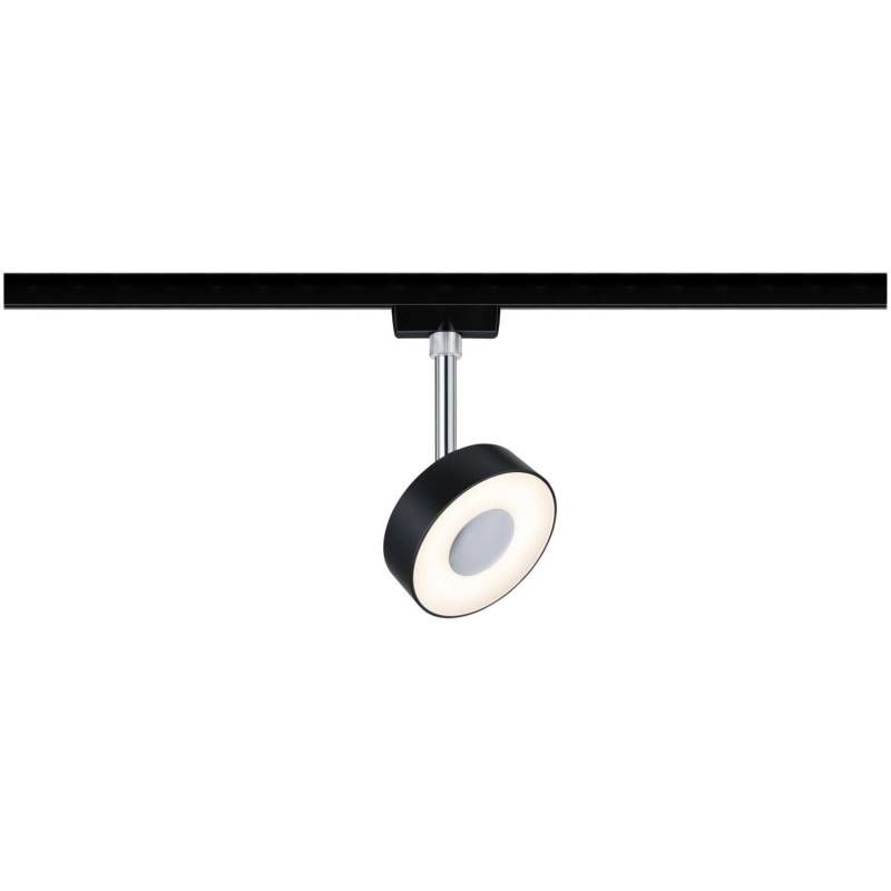 Paulmann URail Spot Circle 1x5W Schwarz matt-Chrom 230V Metall/Kunststoff 2700K von Paulmann