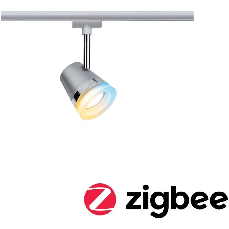 Paulmann URail Spot Cone Zigbee Chrom matt 5W GU10 dimmbar inkl. Leuchtmittel von Paulmann