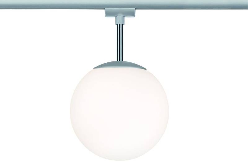 Paulmann URail Spot Globe E14 chrom matt opal 20 cm max. 10 W von Paulmann