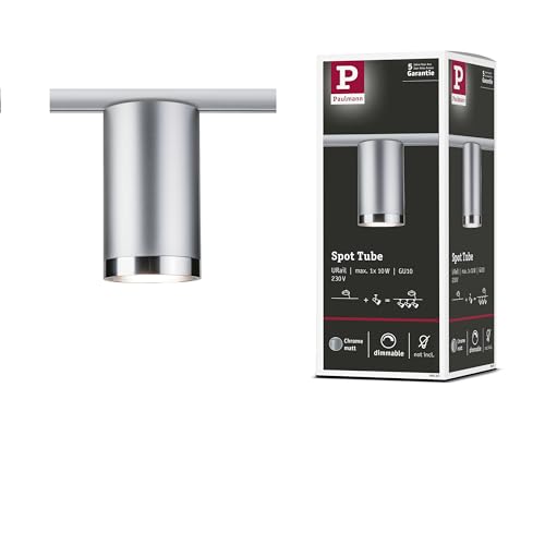 Paulmann URail Spot Tube max1x10W GU10 Chrom matt/ von Paulmann