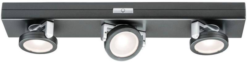 Paulmann Unterschrankleuchte LED Rotate 3er-Spot dimmbar batteriebetrieben, ohne Leuchtmittel, Warmweiß, LED Rotate 3er-Spot dimmbar batteriebetrieben von Paulmann