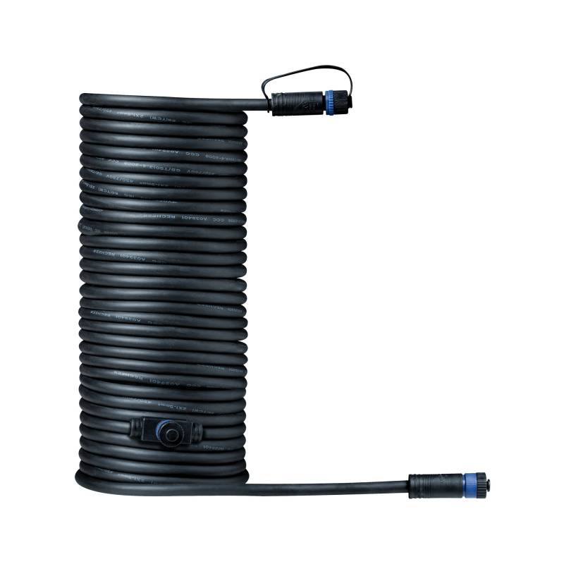 Paulmann Verbindungskabel 'Plug & Shine' 10 m 2 Ausgänge schwarz von Paulmann