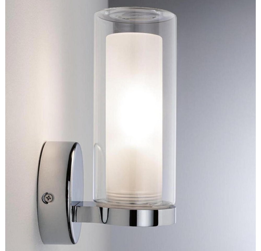 Paulmann Deckenleuchten Wandleuchte Luena in Transparent und Chrom E14 1-flammig IP44 Paulmann Deckenleuchten Wandleuchte Luena in Transparent und Chrom E14 1-flammig IP44 von Paulmann