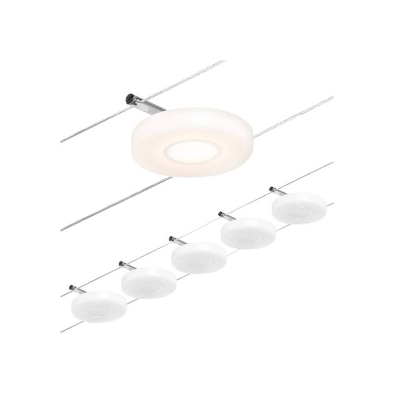 Paulmann Wire DiscLED LED-Seilsystem, fünfflammig von Paulmann
