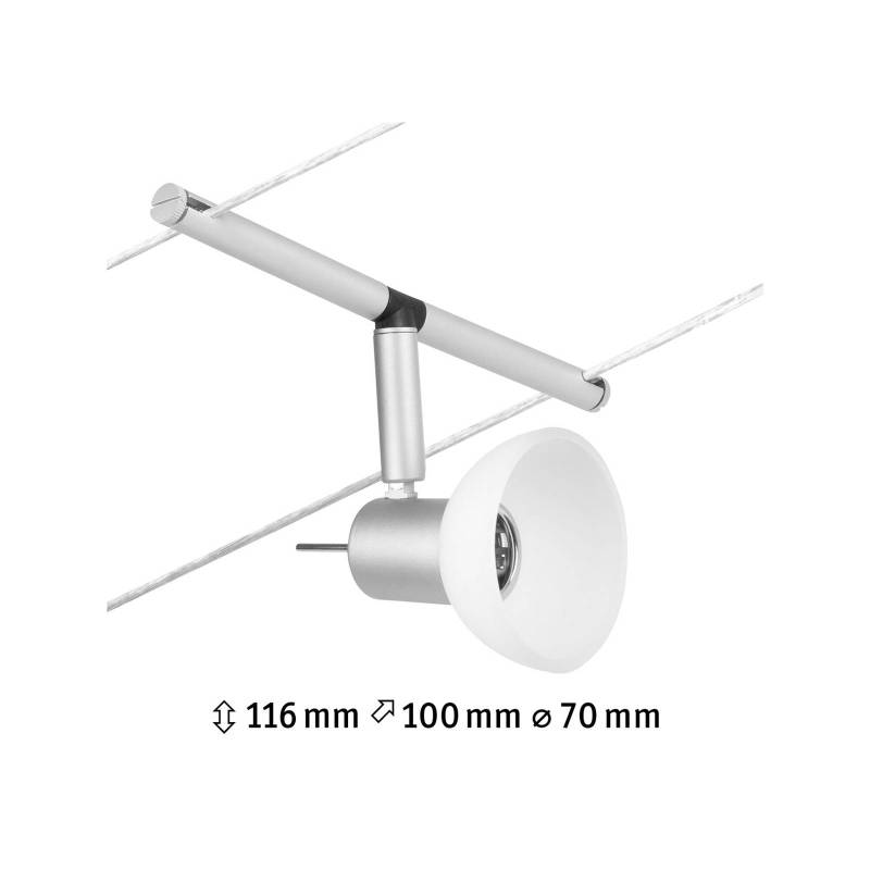 Paulmann Wire Sheela Spot für Seilsystem chrom von Paulmann