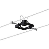 Paulmann Wire Spot MacII Seil-Basissystem GU5.3 LED Schwarz (matt) von Paulmann