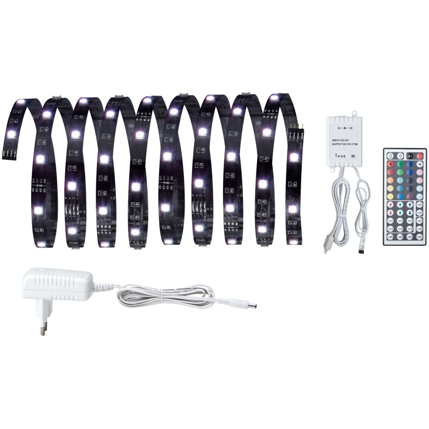 Paulmann YourLED ECO Stripe Basis-Set 3 m RGB Schwarz Paulmann YourLED ECO Stripe Basis-Set 3 m RGB Schwarz von Paulmann