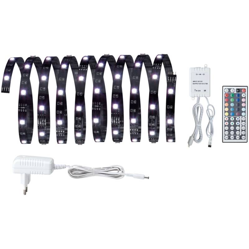 Paulmann YourLED ECO Stripe Basis-Set 3 m RGB Schwarz von Paulmann