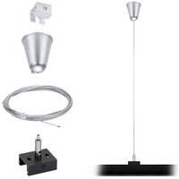 Paulmann Niedervolt-Seilsystem-Komponente Deckenabhängung Schwarz 95585 ProRail3 Steel Wire Suspens von Paulmann