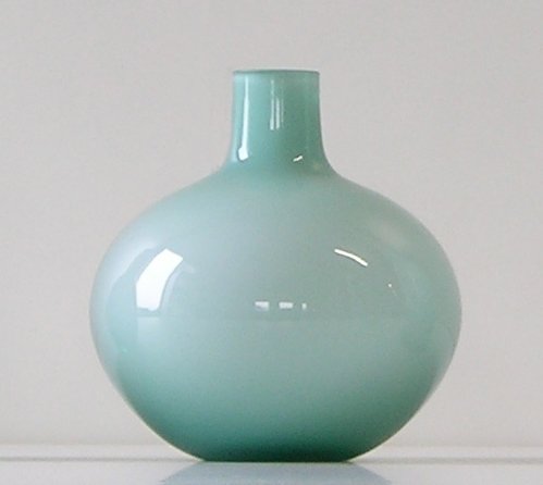 Paulnagel Überfang-Vase, bleu, Lilly von Paulnagel