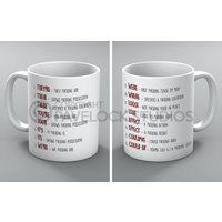 Gute Grammatik Becher Tassen Rechtschreibung Wörter Englisch Lehrer Unterricht Schule Lustiger Witz von PavelockStudiosLtd