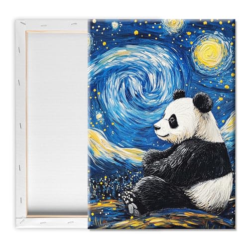 Pavemlo Malennach Zahlen Erwachsene mit Rahmen Panda Sternenhimmel – 20x30 cm kleines Malen nach Zahlen auf Leinwand, Anfängerfreundliches DIY Malset, Perfekt für Wohnkultur & kreative Geschenke Pavemlo Malennach Zahlen Erwachsene mit Rahmen Panda Sternenhimmel – 20x30 cm kleines Malen nach Zahlen auf Leinwand, Anfängerfreundliches DIY Malset, Perfekt für Wohnkultur & kreative Geschenke von Pavemlo