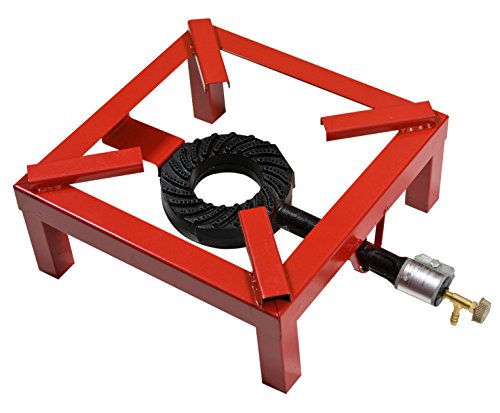 Pavi Cm 40 X 40 - Gas cooker 'extra' painted tubular iron frame. cast iron burner. with adjustment tap. von Pavi