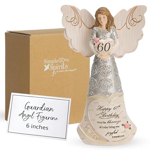 Pavilion Gift Company 82415 Elements Angels-Happy 60th Birthday May The Blessings of Today Bring You Joyful Tomorrows, Harz, beige Pavilion Gift Company 82415 Elements Angels-Happy 60th Birthday May The Blessings of Today Bring You Joyful Tomorrows, Harz, beige von Pavilion Gift Company