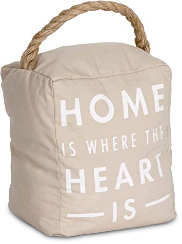 Pavilion Gift Company 72191 Home is Where The Heart is Türstopper, 12,7 x 15,2 cm von Pavilion Gift Company