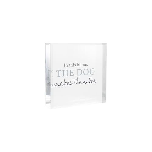 Pavilion Gift Company Acrylschild "The Doggy Puppy K9 Dog Lover Parent Humor, Wanddekoration, Andenken, 8,9 cm von Pavilion Gift Company