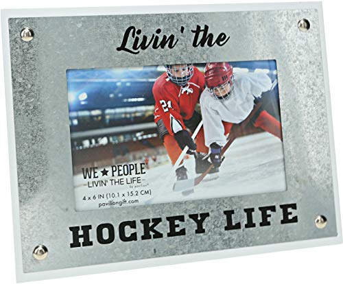 Pavilion Gift Company Bilderrahmen Livin The Hockey Life 21,6 x 16,5 cm, Grau Pavilion Gift Company Bilderrahmen Livin The Hockey Life 21,6 x 16,5 cm, Grau von Pavilion Gift Company