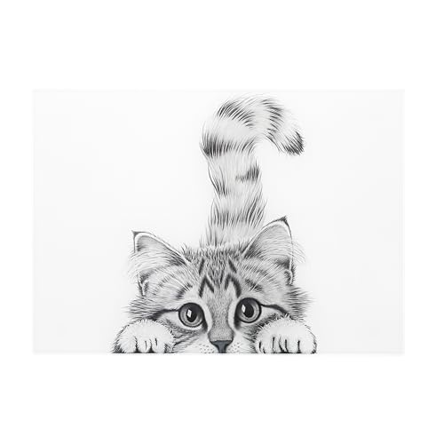 Pavilion Gift Company Glasschneidebrett für Katze, Kätzchen, Katze, Mutter, Vater, Katzenliebhaber, Küchendekoration, 34,9 x 24,8 cm Pavilion Gift Company Glasschneidebrett für Katze, Kätzchen, Katze, Mutter, Vater, Katzenliebhaber, Küchendekoration, 34,9 x 24,8 cm von Pavilion Gift Company