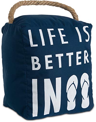 Pavilion Gift Company Offene Tür Decor – Life is Better in Flip Flops Strand Decor Navy Blau Tür Stopper mit Griff Pavilion Gift Company Offene Tür Decor – Life is Better in Flip Flops Strand Decor Navy Blau Tür Stopper mit Griff von Pavilion Gift Company