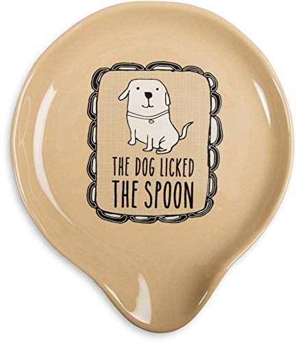 Pavilion Gift company ES IST Katzen Hund aufgeleckt Tan Löffelablage, Keramik, beige, S Pavilion Gift company ES IST Katzen Hund aufgeleckt Tan Löffelablage, Keramik, beige, S von Pavilion Gift Company