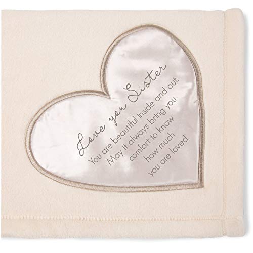 Pavilion Gift Company 19504 Komfort Decke – Love You Sister Dick Warm 320 GSM Royal Plüsch Überwurf Decke von Pavilion Gift Company