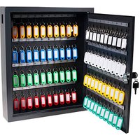 pavo Deluxe Schlüsselkasten grau mit 80 Haken Zylinderschloss pavo Deluxe Schlüsselkasten grau mit 80 Haken Zylinderschloss von Pavo