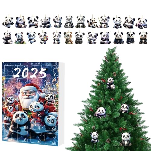 Christmas Panda Cat s 2025, Cute Animal 2D Acrylic Panda Decor Countdown Calendar, Funny Christmas Tree Ornament For Baby Kids Christmas Panda Cat s 2025, Cute Animal 2D Acrylic Panda Decor Countdown Calendar, Funny Christmas Tree Ornament For Baby Kids von Pavsicgn