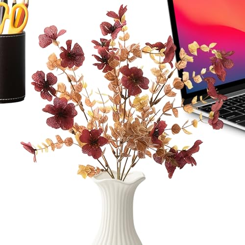 Pavsicgn Getrocknete Für Vase, Künstliche sträuße, Realistische KunstDeko Für Party Garten Wohnungseingang Balkon Hochzeit Fotografie von Pavsicgn