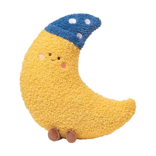Pavsicgn Mondkissen,Mond Plüsch | Weiches Ergonomisches Kissen Aus Plüschstoff Für Nackenentlastung Lendenstütze Schlaf Bett Baby Frauen Pavsicgn Mondkissen,Mond Plüsch | Weiches Ergonomisches Kissen Aus Plüschstoff Für Nackenentlastung Lendenstütze Schlaf Bett Baby Frauen von Pavsicgn
