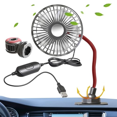Pavsicgn Tragbarer Auto Ventilator 3 Stufen Leistungsstark | Auto Sitz Ventilator,Leistungsstarke USB Kühlung Gadgets Verbesserte Luftzirkulation Für LKW Golfwagen Rücksitz Outdoor Camping Pavsicgn Tragbarer Auto Ventilator 3 Stufen Leistungsstark | Auto Sitz Ventilator,Leistungsstarke USB Kühlung Gadgets Verbesserte Luftzirkulation Für LKW Golfwagen Rücksitz Outdoor Camping von Pavsicgn