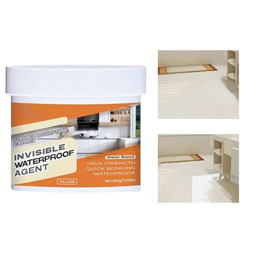 Pavsicgn Unsichtbarer Imprägniermittel | Transparenter Isolierabdichter Für Dach Und,100g Klare Fugenreparatur Für Badezimmer Toilette Fliesen Wände Küche Garten von Pavsicgn