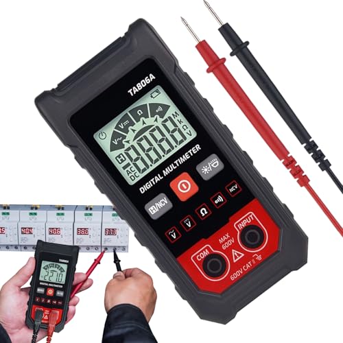 Pavsicgn Voltmeter Multimeter - DC AC Spannungsmesser - Analoges Multimeter Kit Autobatterie Detektor | Für Stromkreis Steckdose Kfz Werkstatt Industrielle Elektrische Anwendungen von Pavsicgn