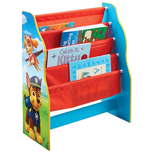 Worlds Apart Paw Patrol-Hängefach-Bücherregal für Kinder – Büchergestell für das Kinderzimmer, Holz, Red and Blue, 23 x 51 x 60 cm von Worlds Apart