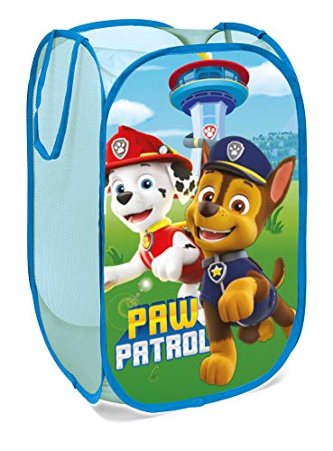 Superdiver Paw Patrol Pop-Up-Wäschekorb/Spielzeugkiste Spielzeugbox Aufbewahrungsbox Kleiderbox, für Kinder von Superdiver