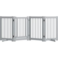 PawHut Absperrgitter Hund 4-teilig, 204 x 75 cm Faltbar Türschutzgitter mit Tür PawHut Absperrgitter Hund 4-teilig, 204 x 75 cm Faltbar Türschutzgitter mit Tür von PawHut