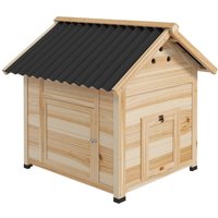 PawHut Entenstall aus Holz Entenhaus mit Kippdach Geflügelstall mit Doppeltür PawHut Entenstall aus Holz Entenhaus mit Kippdach Geflügelstall mit Doppeltür von PawHut