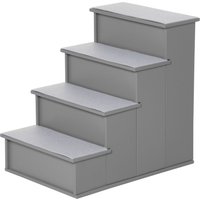 PawHut Haustiertreppe Hundetreppe 4-stufige Katzentreppe mit rutschfester Matte PawHut Haustiertreppe Hundetreppe 4-stufige Katzentreppe mit rutschfester Matte von PawHut