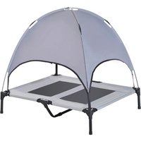 PawHut Hunde-Bett, BxL: 76 x 31 cm, grau/schwarz - bunt von PawHut