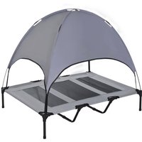 PawHut Hunde-Bett, BxL: 92 x 50 cm, grau/schwarz - bunt von PawHut