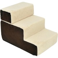 PawHut Hunde-Treppe, Länge: 54 cm - beige von PawHut