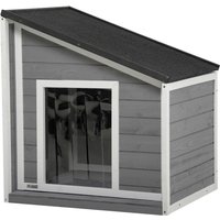 PawHut Hunde-Zubehör weiß Holz B/H/L: ca. 58x71x77 cm PawHut Hunde-Zubehör weiß Holz B/H/L: ca. 58x71x77 cm von PawHut