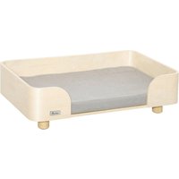 PawHut Hundebett natur Holz B/H/L: ca. 45,7x21x75,5 cm von PawHut