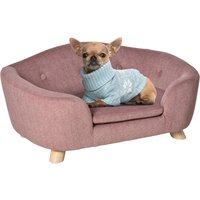 PawHut Hundebett rosa Polyester B/H/L: ca. 47x30x70 cm von PawHut