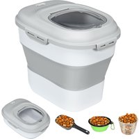 PawHut Hundefutter Aufbewahrung, 25 L Klappbar Futterbehälter mit Messbecher PawHut Hundefutter Aufbewahrung, 25 L Klappbar Futterbehälter mit Messbecher von PawHut