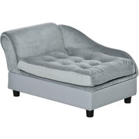 PawHut Hundesofa hellblau Holz B/H/T: ca. 76x42x45 cm PawHut Hundesofa hellblau Holz B/H/T: ca. 76x42x45 cm von PawHut